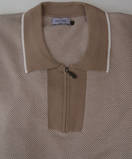 POLO DE PUNTO CON CREMALLERA
