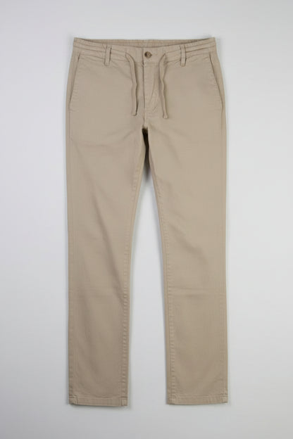 PANTALON ALGODON LINO BEIGE