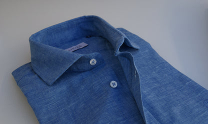 CAMISA SPORT LINO AZUL