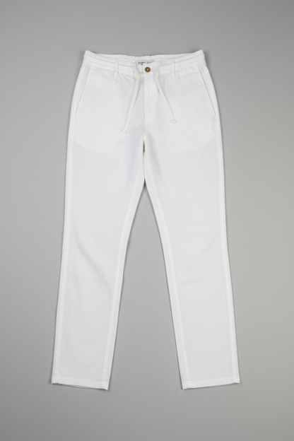 PANTALON ALGODON LINO BLANCO