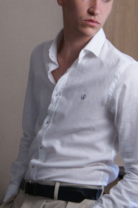 CAMISA LINO BLANCA