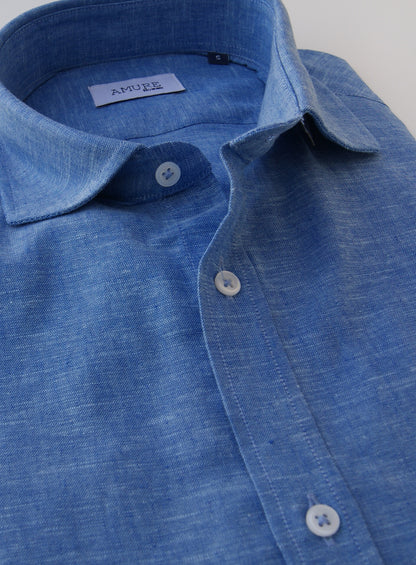 CAMISA SPORT LINO AZUL