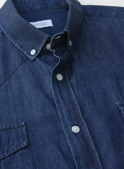 CAMISA DENIM CON BOLSILLOS