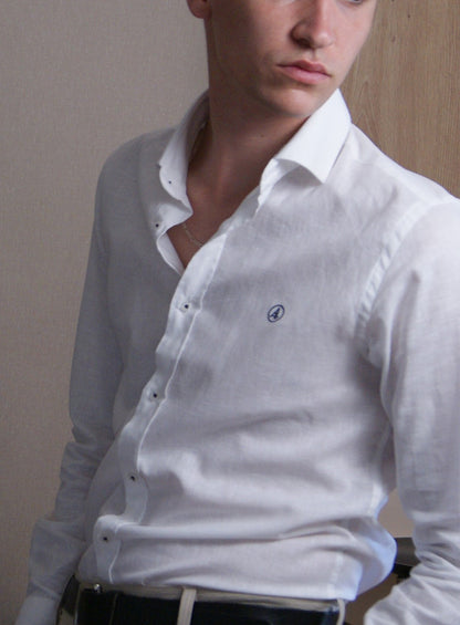 CAMISA LINO BLANCA