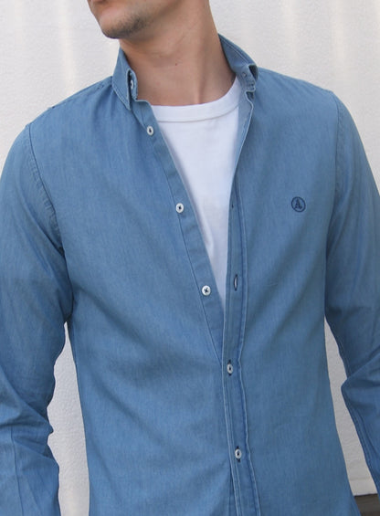 CAMISA DENIM CLARO