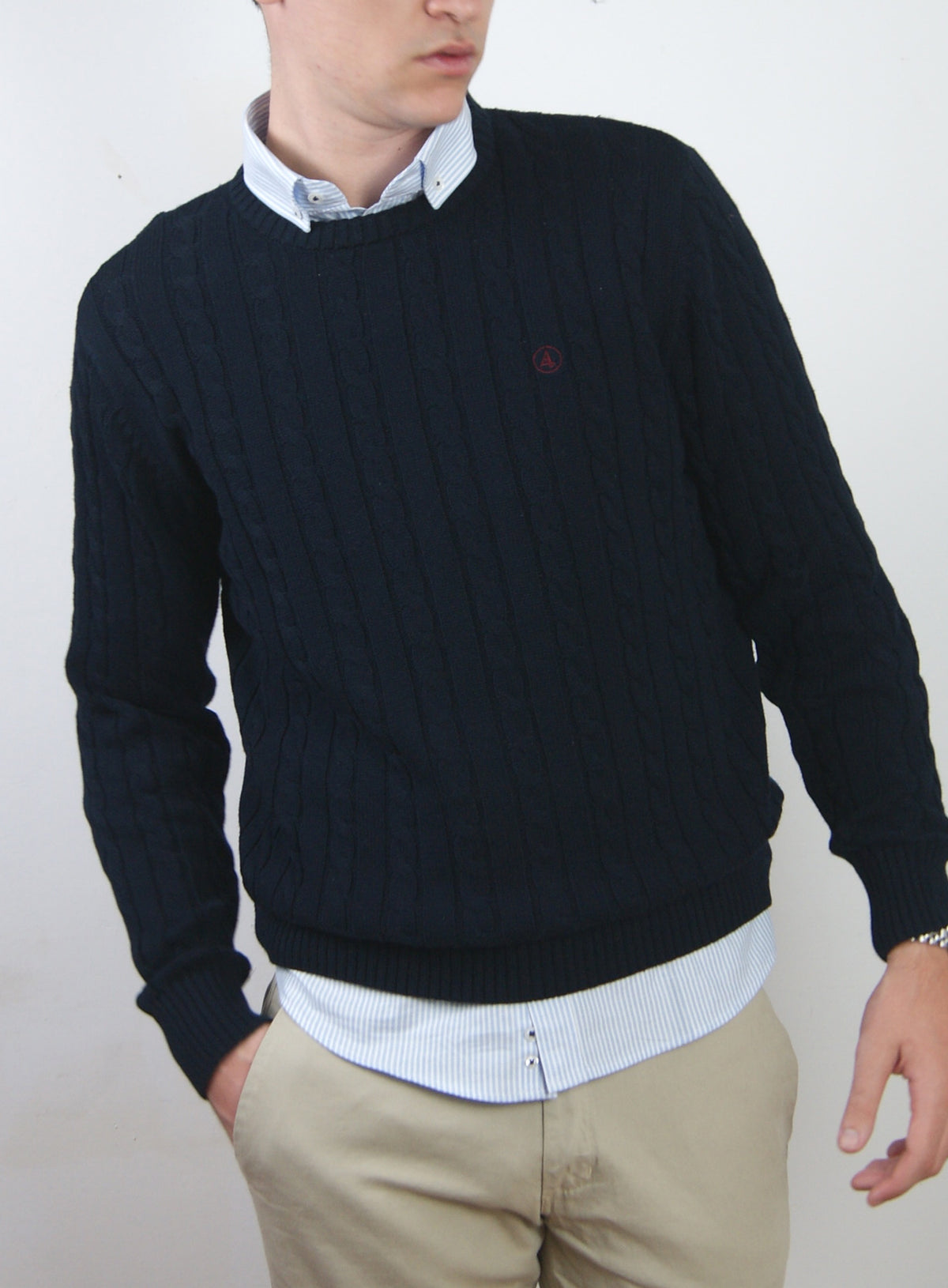 JERSEY AZUL MARINO 100% ALGODON