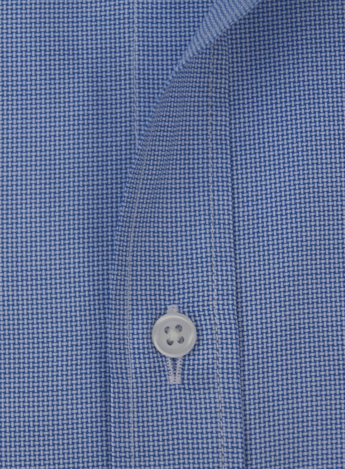 CAMISA CUADROS AZULES , CUELLO SEMI CUTAWAY